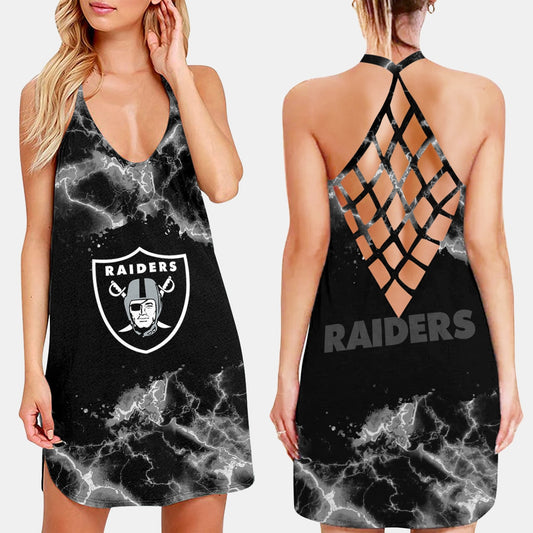 Las Vegas Raiders Criss-Cross Dress 56
