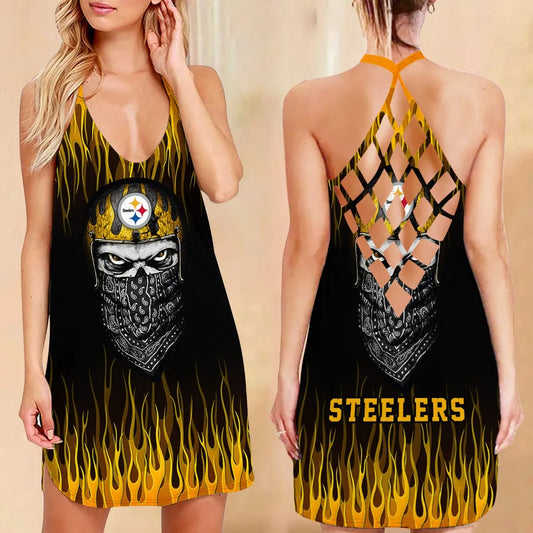 Pittsburgh Steelers Criss-Cross Dress 71