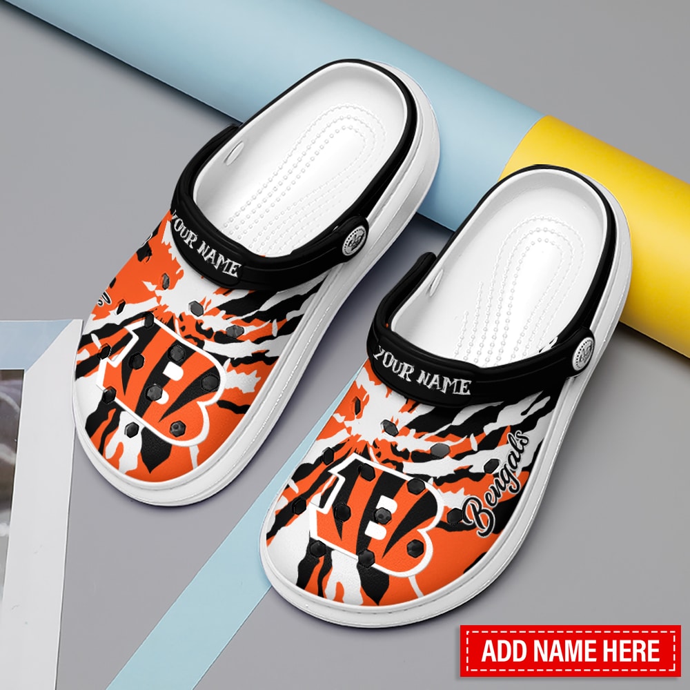 Cincinnati Bengals Personalized Limited Clog BG330