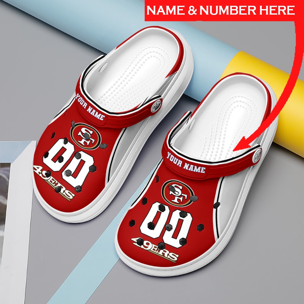 San Francisco 49ers Personalized Limited Clog BG337