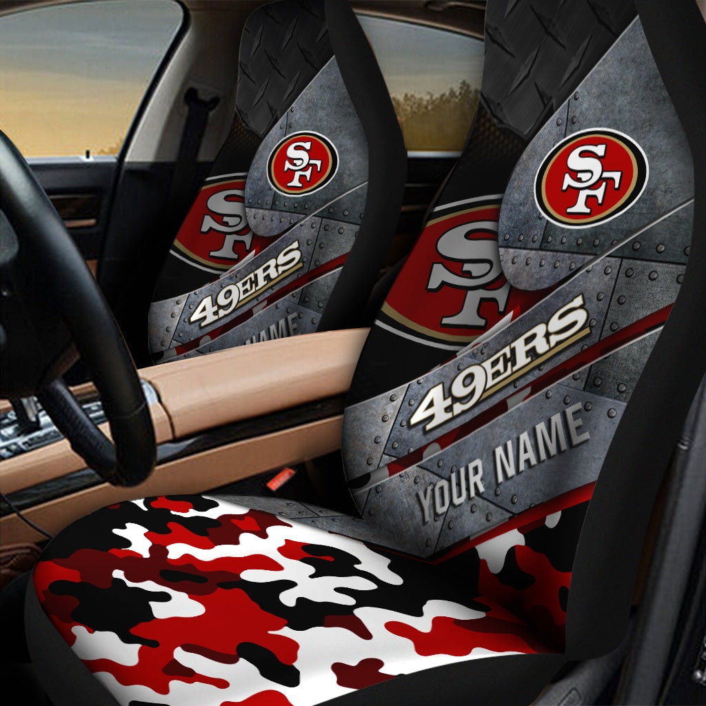San Francisco 49ers Personalized Car Seat Covers BG573