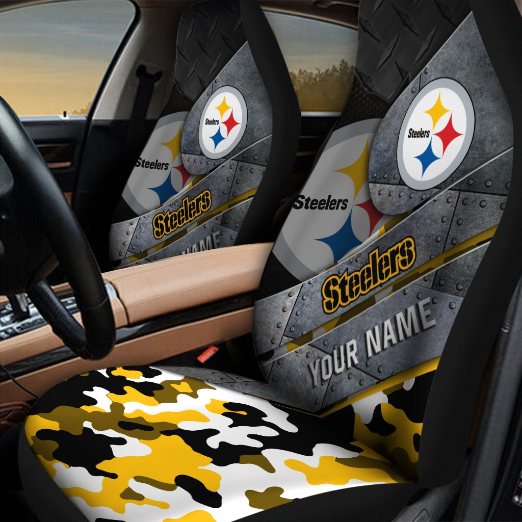 Pittsburgh Steelers Personalized Car Seat Covers BG576