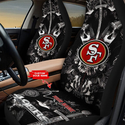 San Francisco 49ers Personalized Car Seat Covers BG577