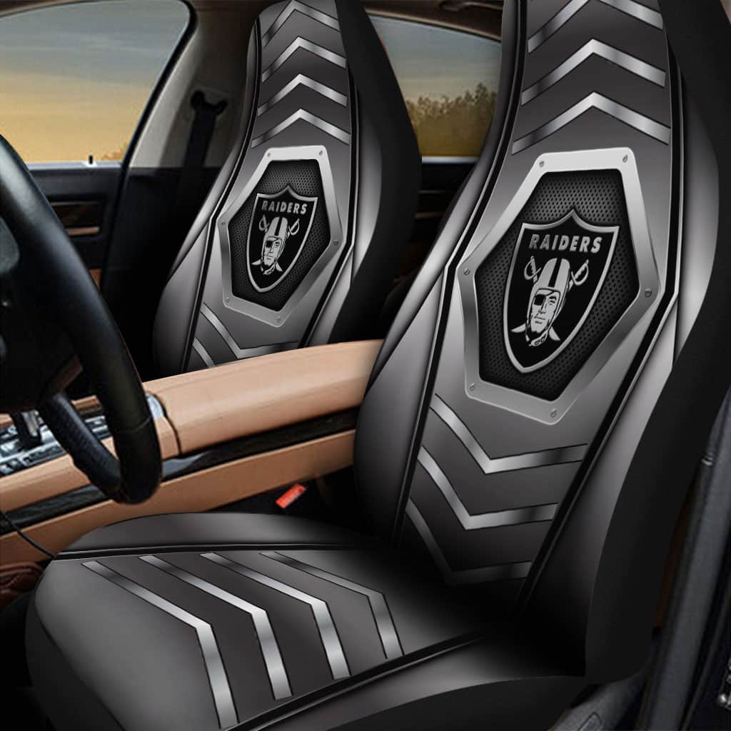 Las Vegas Raiders Car Seat Covers BG579
