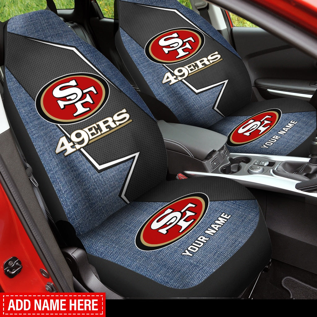 San Francisco 49ers Personalized Car Seat Covers BG590