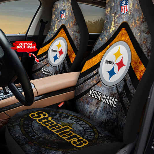 Pittsburgh Steelers Personalized Car Seat Covers BG597