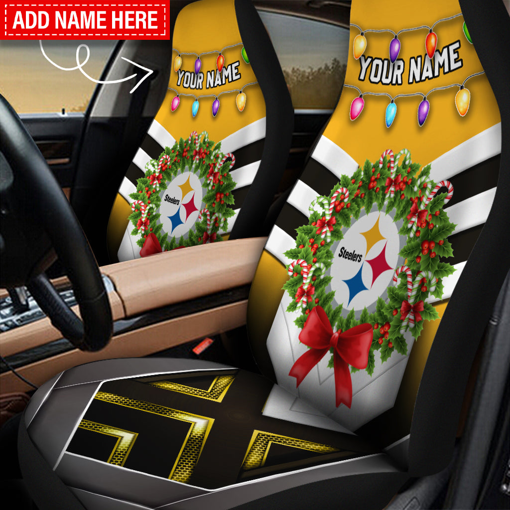 Pittsburgh Steelers Personalized Car Seat Covers BG610