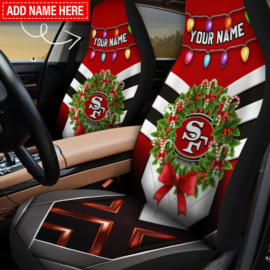 San Francisco 49ers Personalized Car Seat Covers BG612