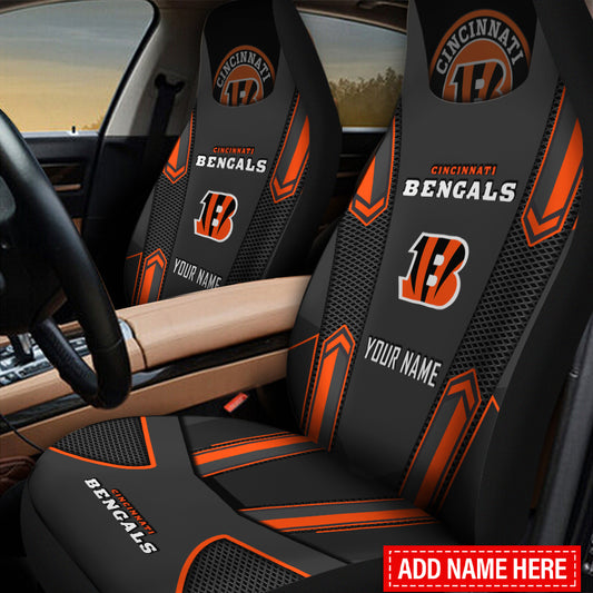 Cincinnati Bengals Personalized Car Seat Covers BG621