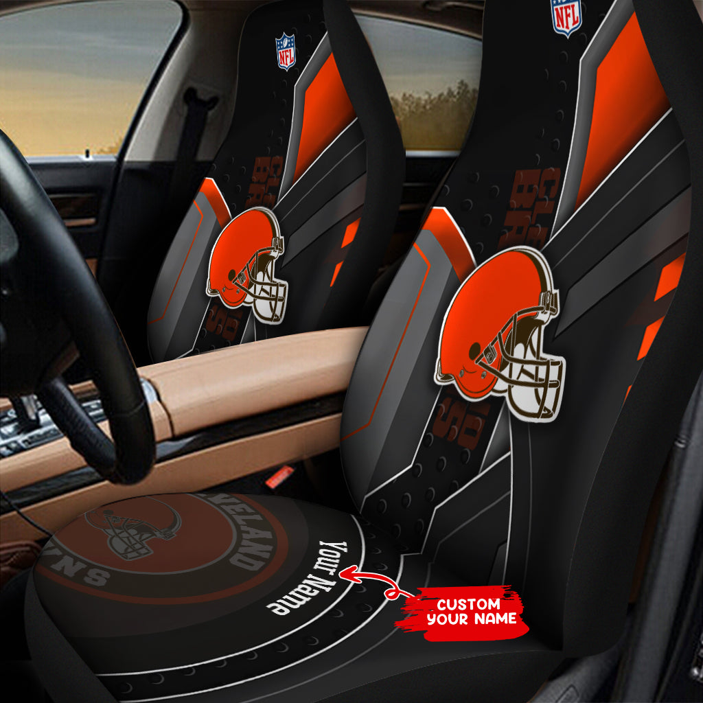 Cleveland Browns Personalized Car Seat Covers BGCSC628