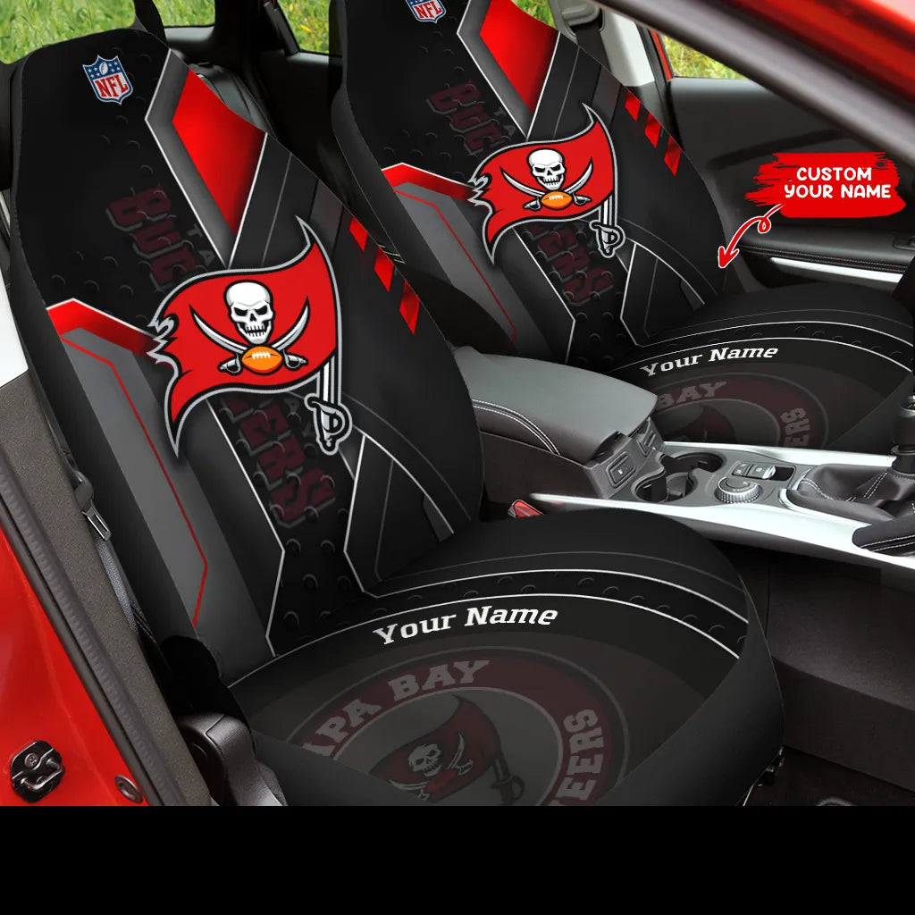 Tampa Bay Buccaneers Personalized Car Seat Covers BGCSC629