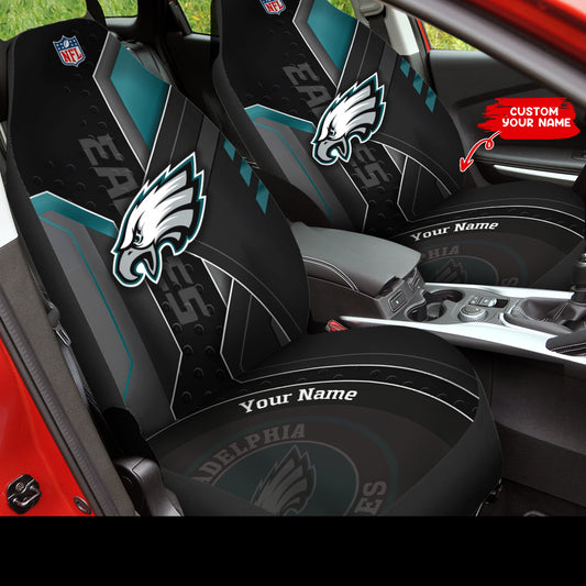 Philadelphia Eagles Personalized Car Seat Covers BGCSC633