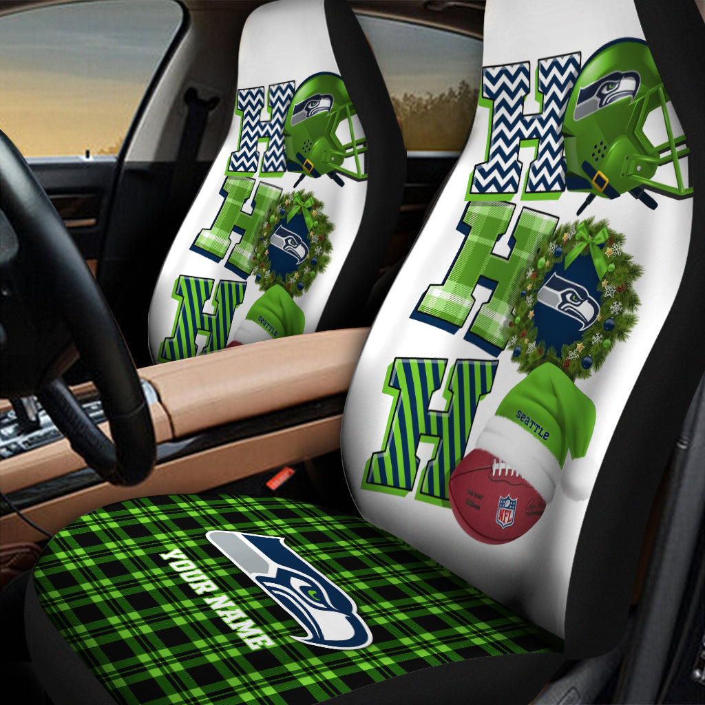 Seattle Seahawks Personalized Car Seat Covers BGCSC668