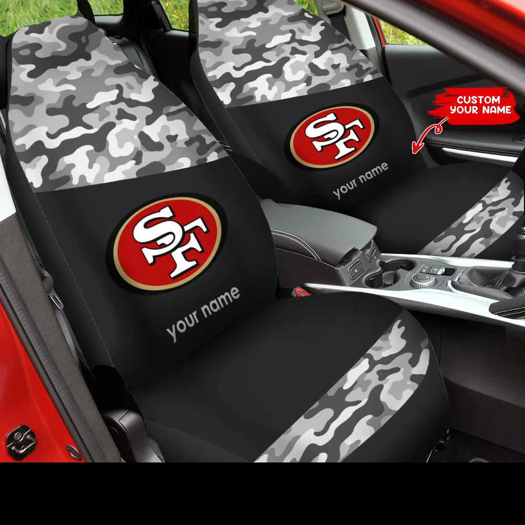 San Francisco 49ers Personalized Car Seat Covers BGCSC672