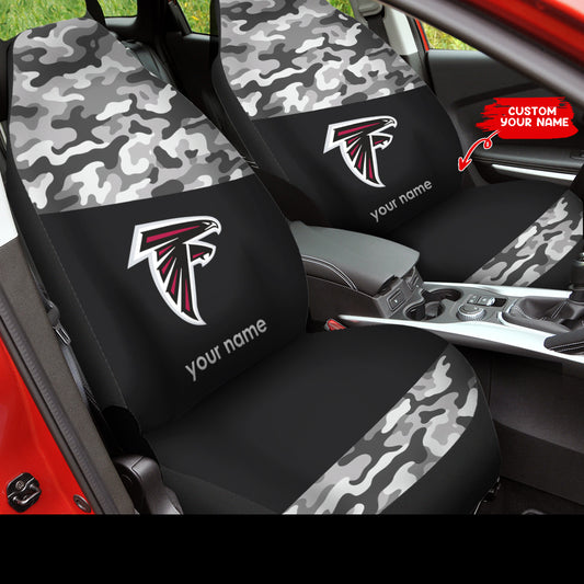 Atlanta Falcons Personalized Car Seat Covers BGCSC677