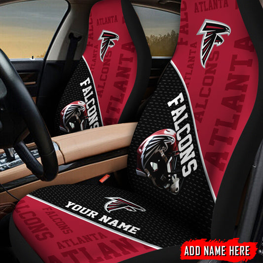 Atlanta Falcons Personalized Car Seat Covers BGCSC684