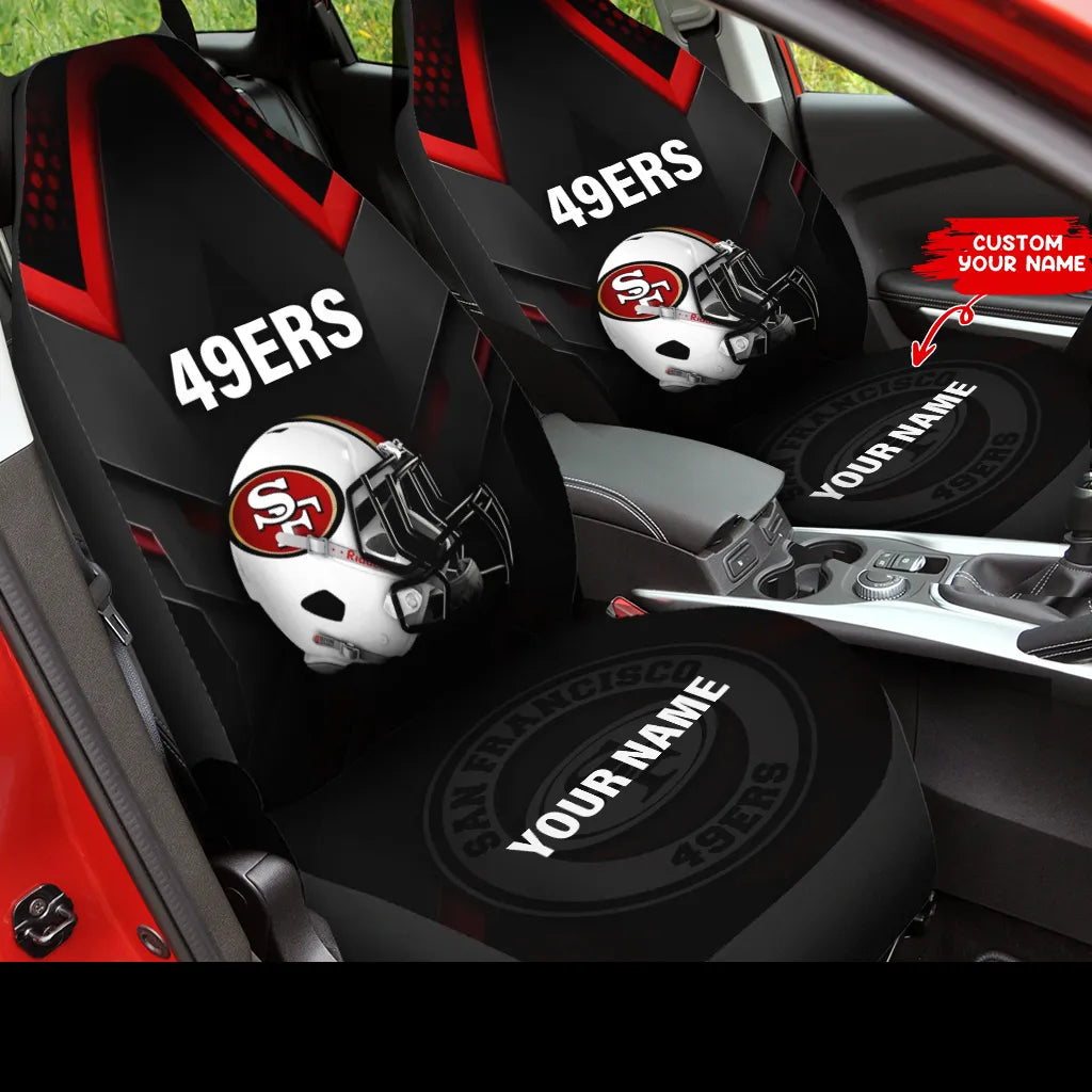San Francisco 49ers Personalized Car Seat Covers BGCSC689