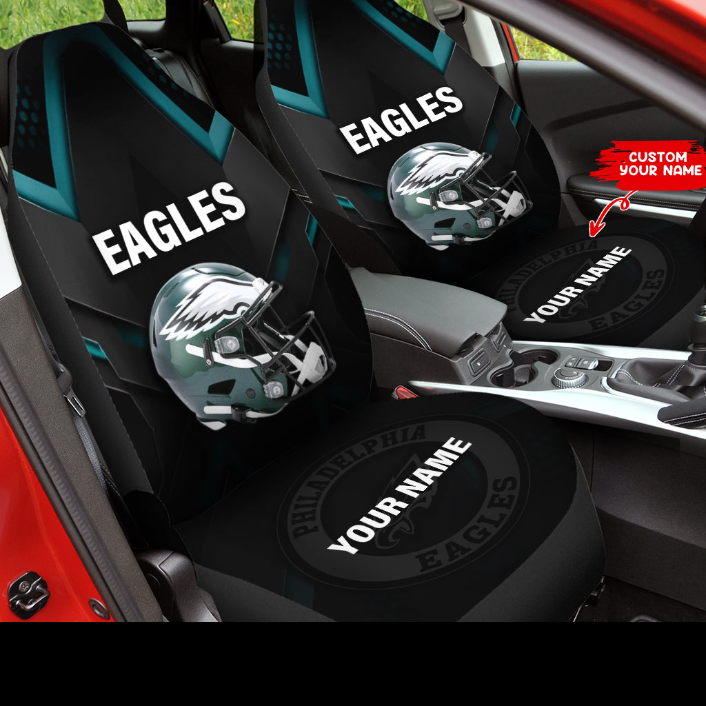 Philadelphia Eagles Personalized Car Seat Covers BGCSC691