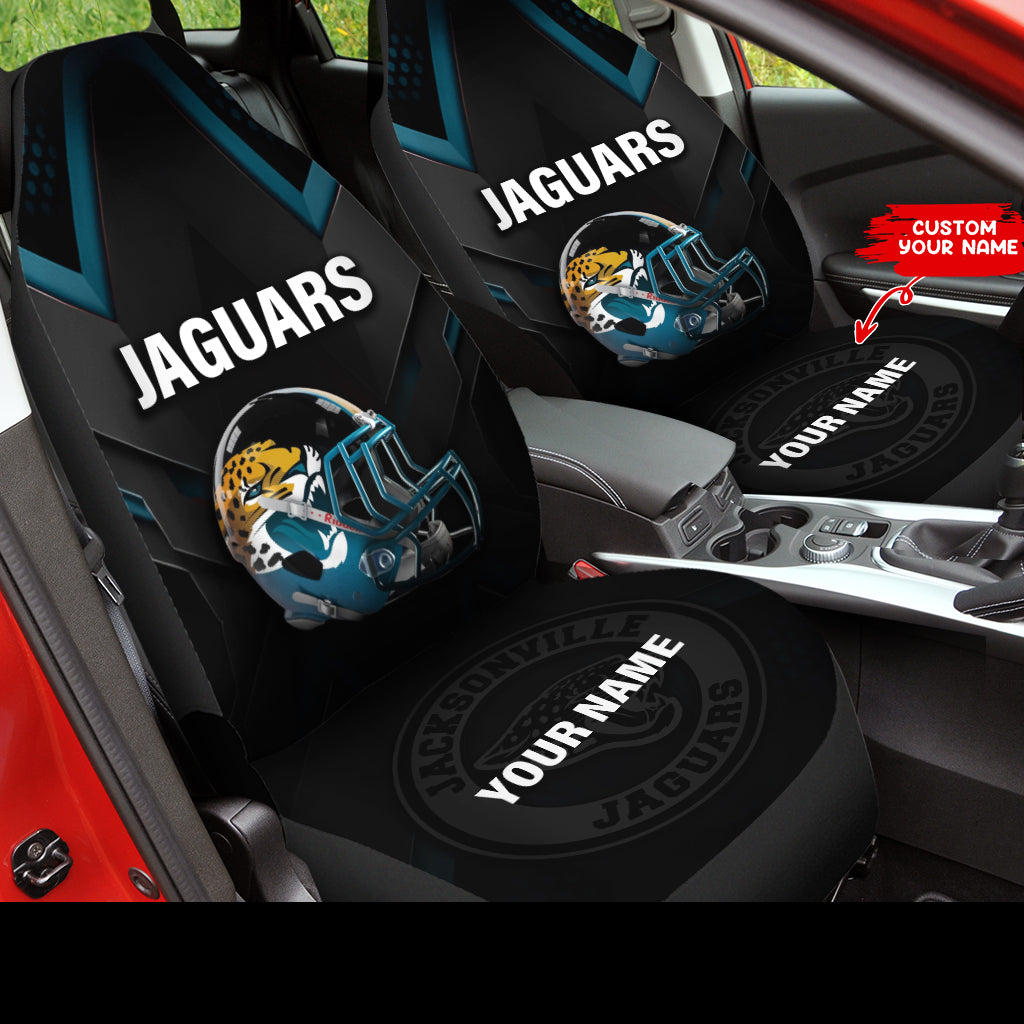 Jacksonville Jaguars Personalized Car Seat Covers BGCSC694
