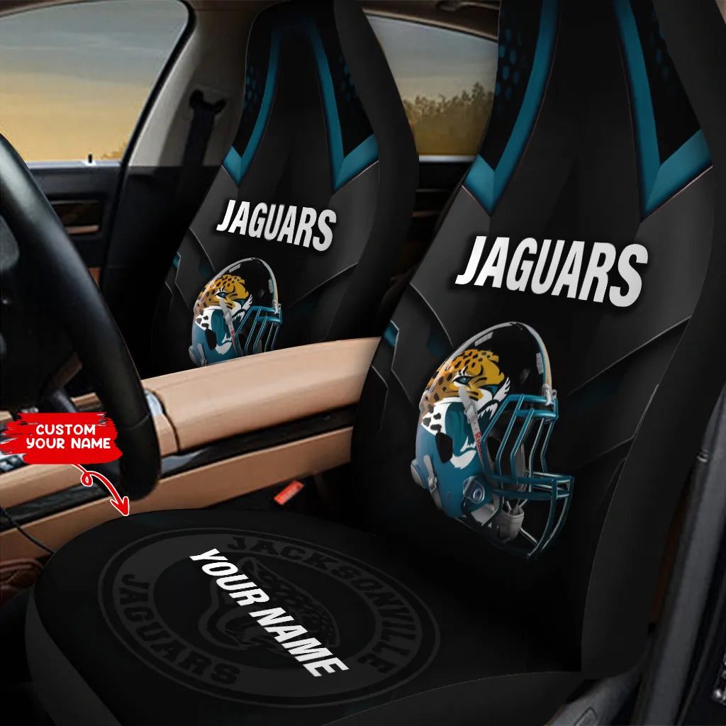 Jacksonville Jaguars Personalized Car Seat Covers BGCSC694