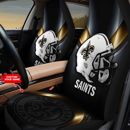 New Orleans Saints Personalized Car Seat Covers BGCSC696