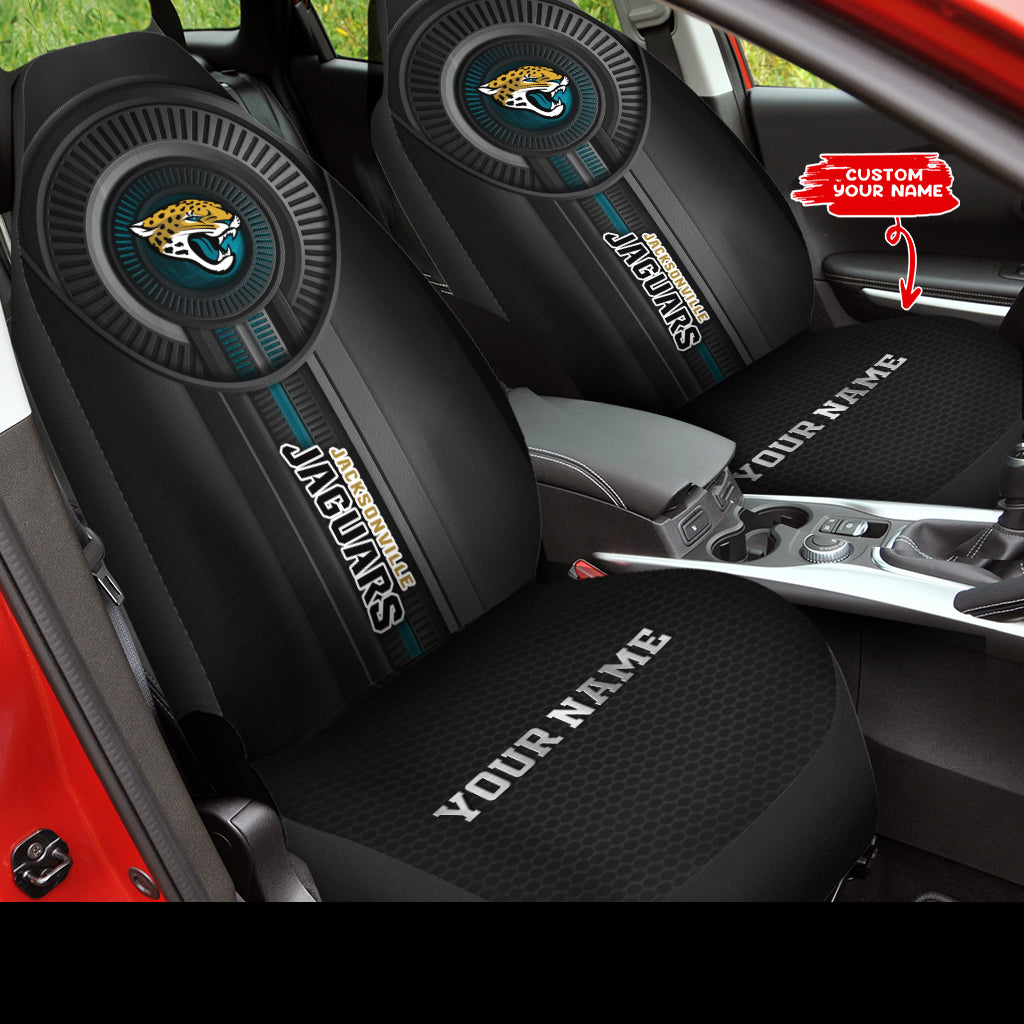Jacksonville Jaguars Personalized Car Seat Covers BGCSC699