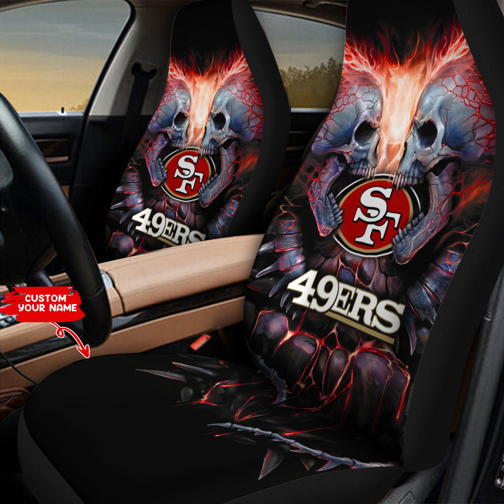 San Francisco 49ers Personalized Car Seat Covers BGCSC707