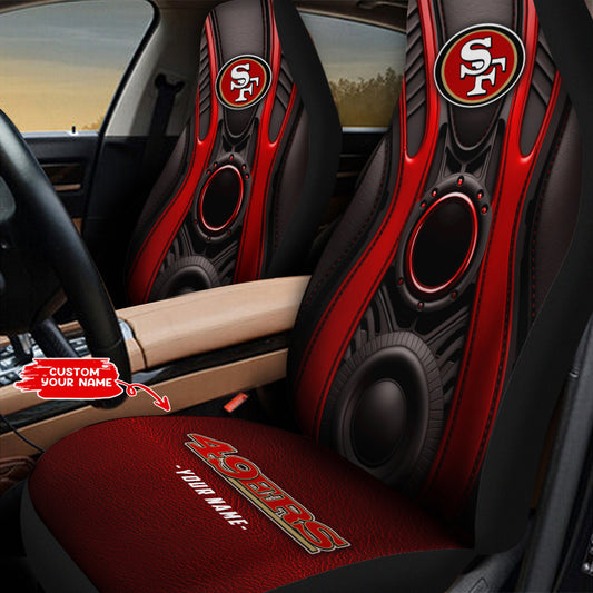 San Francisco 49ers Personalized Car Seat Covers BGCSC708