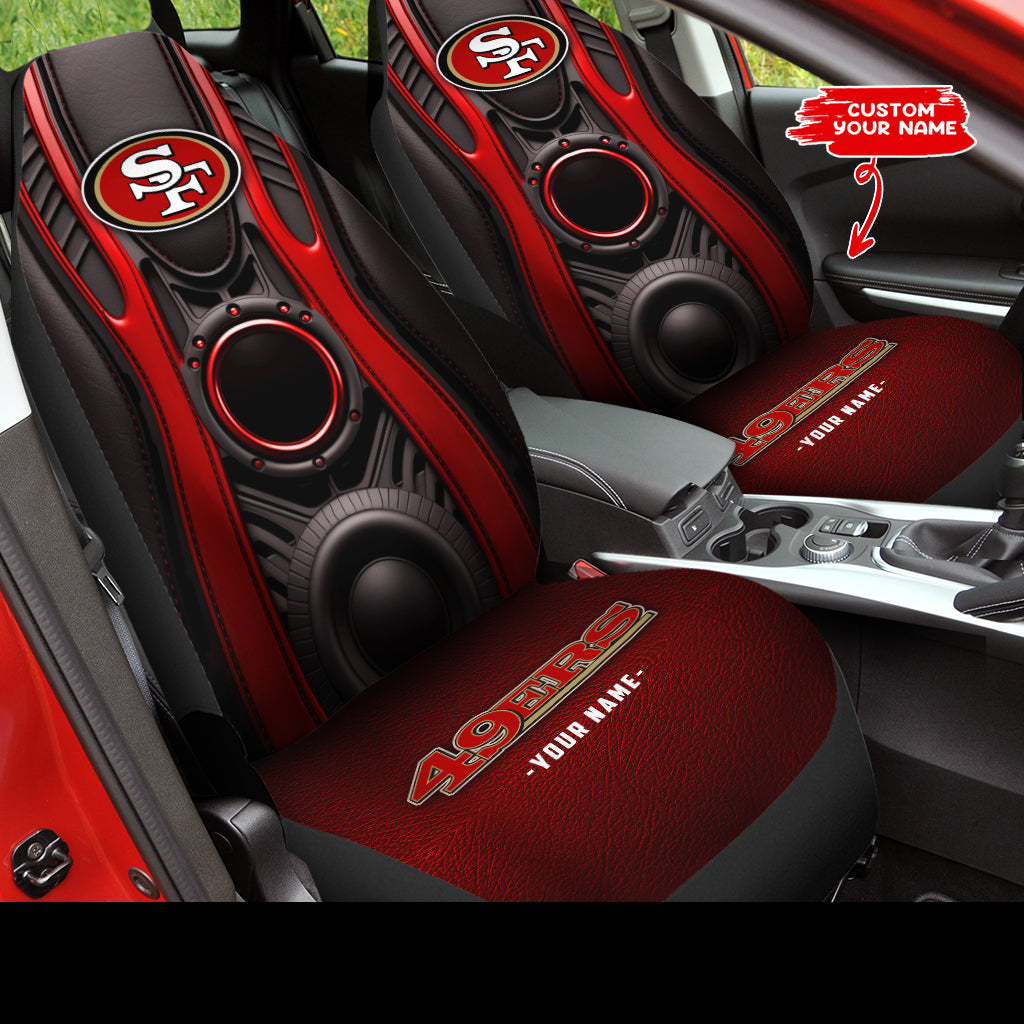 San Francisco 49ers Personalized Car Seat Covers BGCSC708