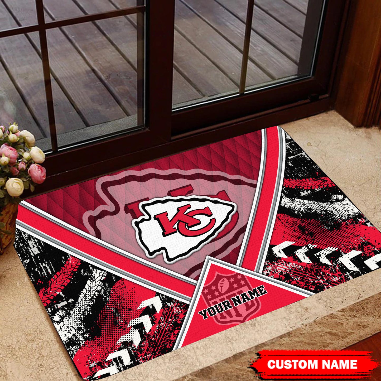 Kansas City Chiefs Personalized Doormat BG450