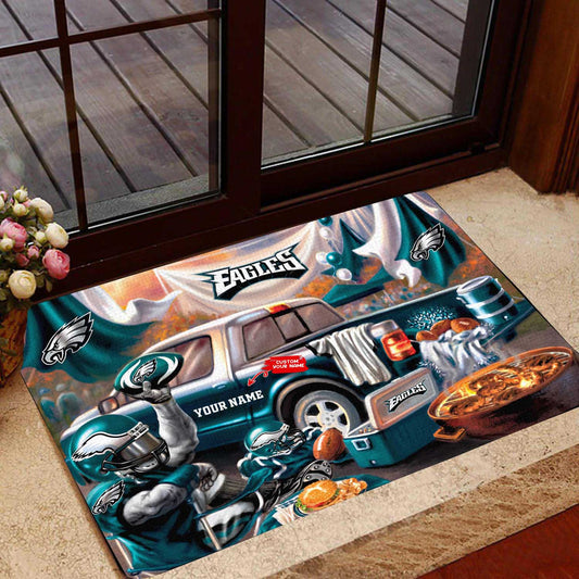 Philadelphia Eagles Personalized Doormat BGDMM535