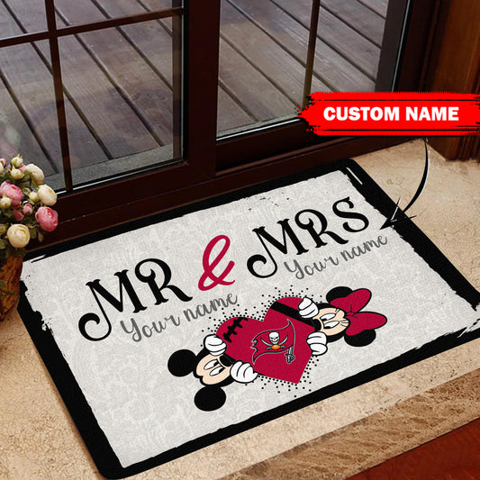 Tampa Bay Buccaneers Personalized Doormat BGDMM643