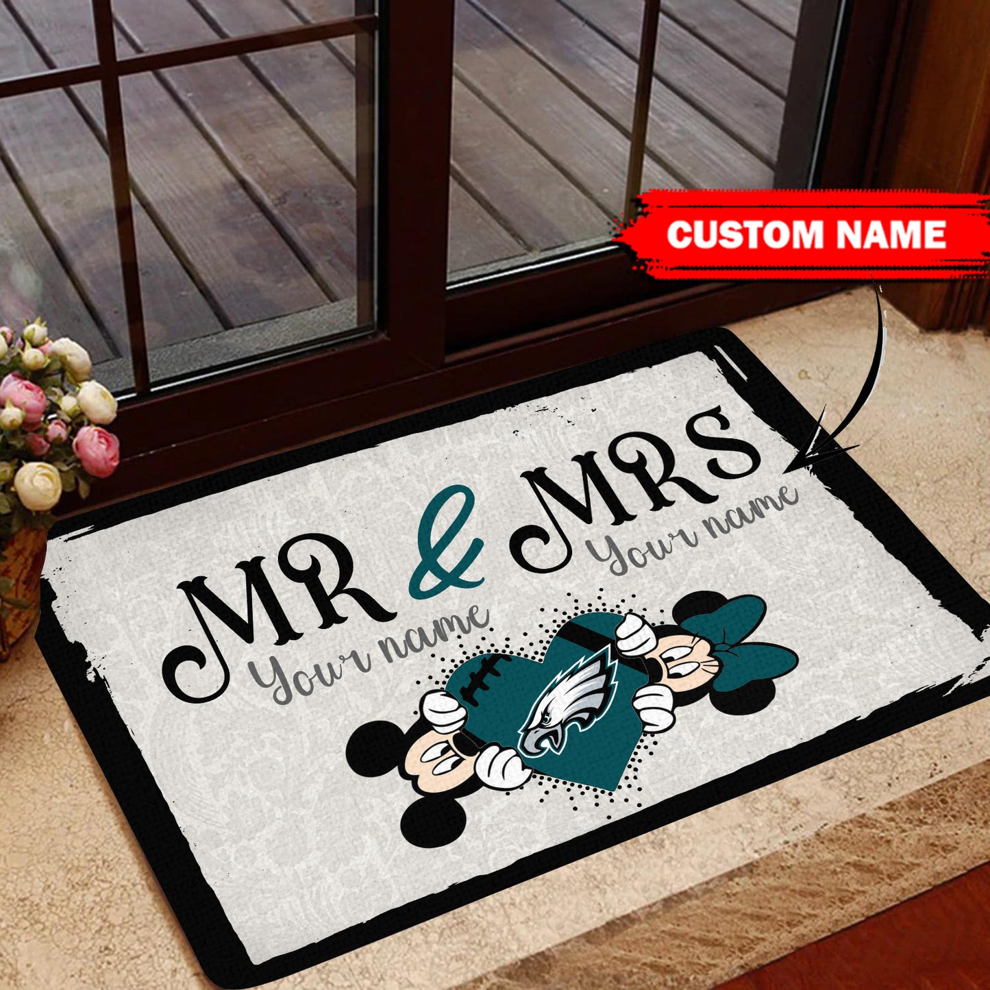 Philadelphia Eagles Personalized Doormat BGDMM644