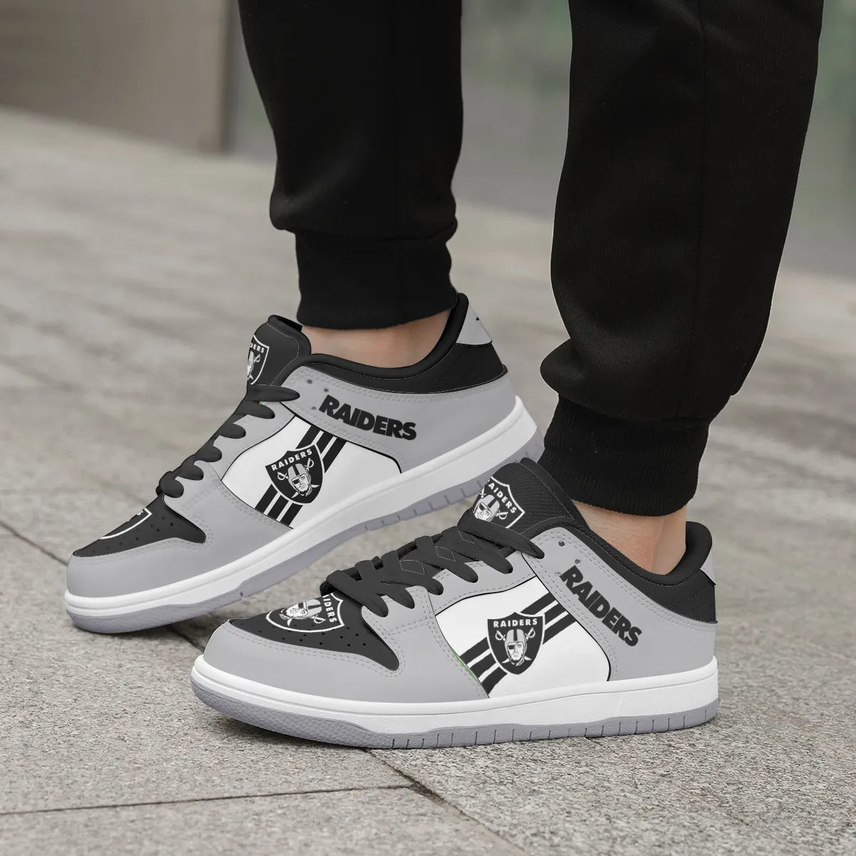 Las Vegas Raiders Personalized Dunk Shoes 02
