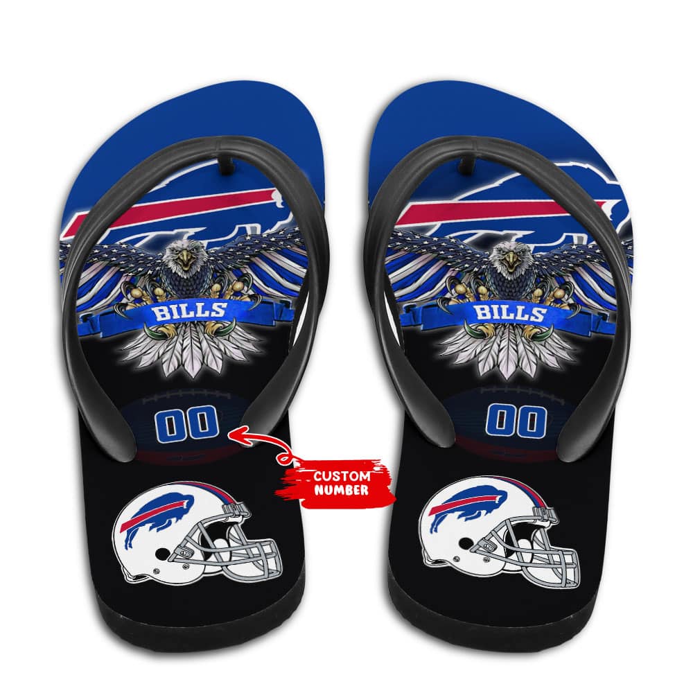 Buffalo Bills Personalized Summer Flip Flop BG11