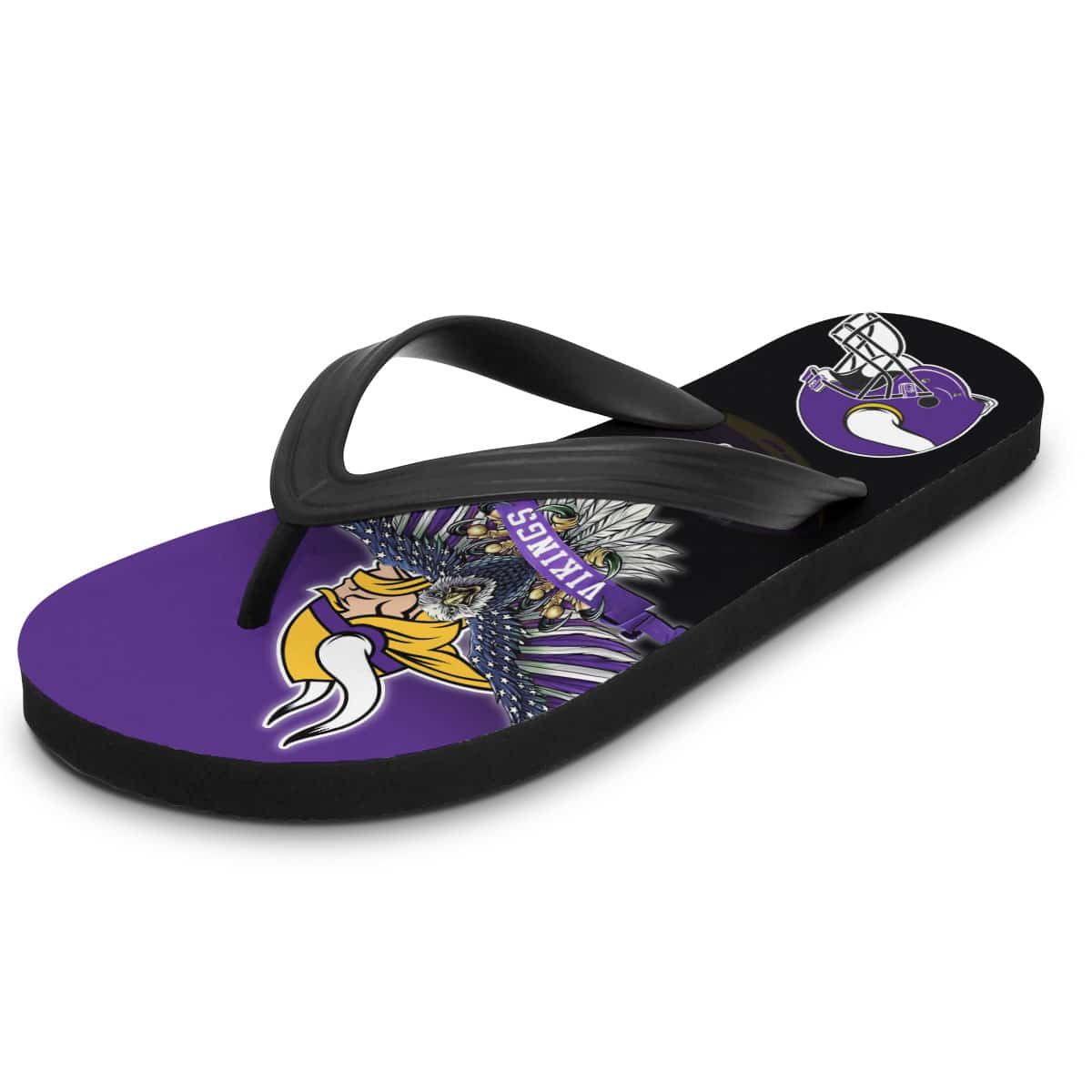 Minnesota Vikings Personalized Summer Flip Flop BG18