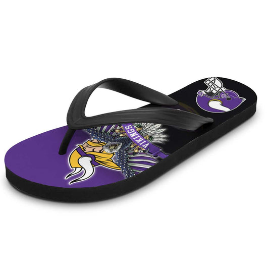 Minnesota Vikings Personalized Summer Flip Flop BG18