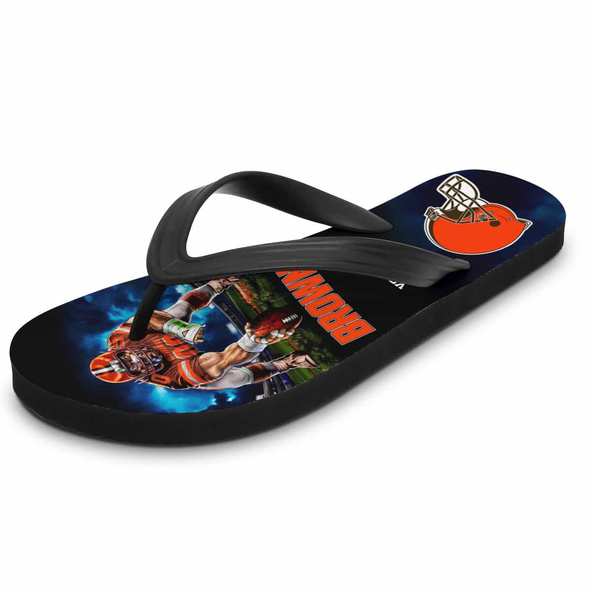 Cleveland Browns Personalized Summer Flip Flop BG25