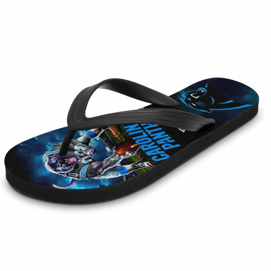 Carolina Panthers Personalized Summer Flip Flop BG26