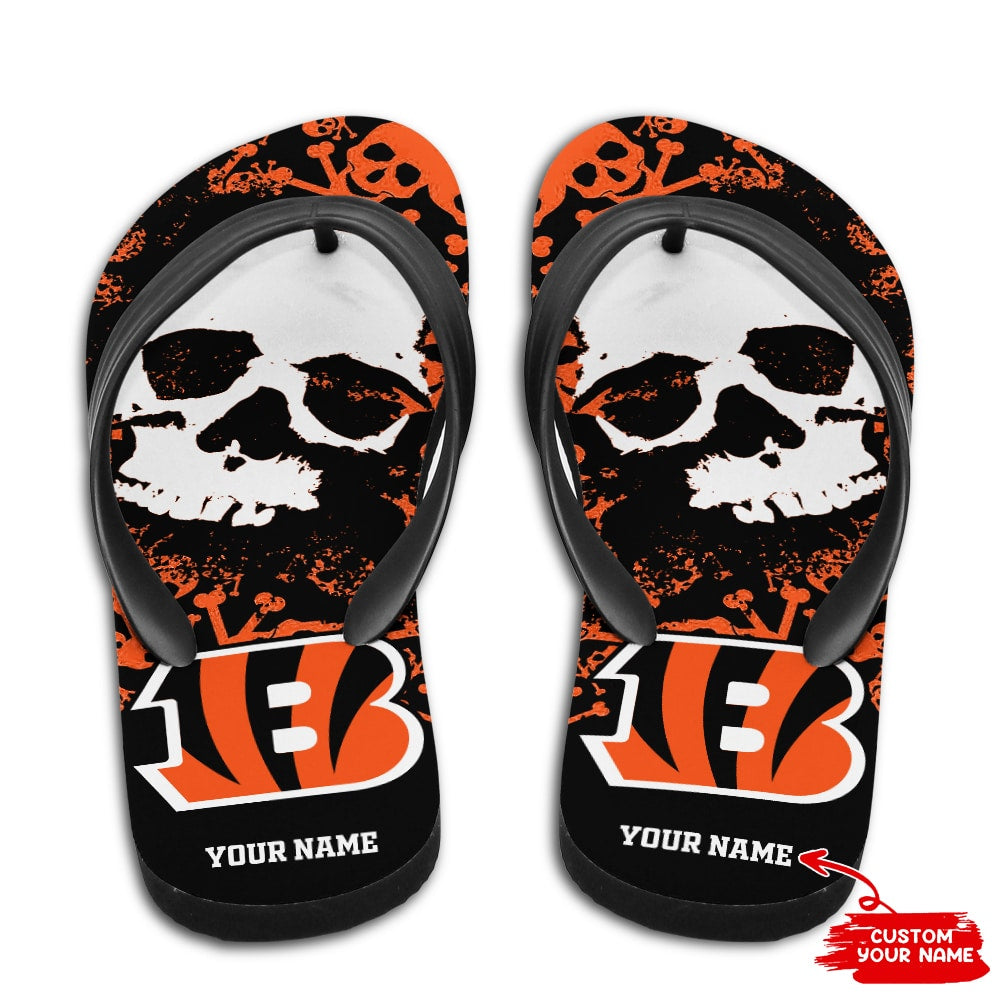 Cincinnati Bengals Personalized Summer Flip Flop BG33
