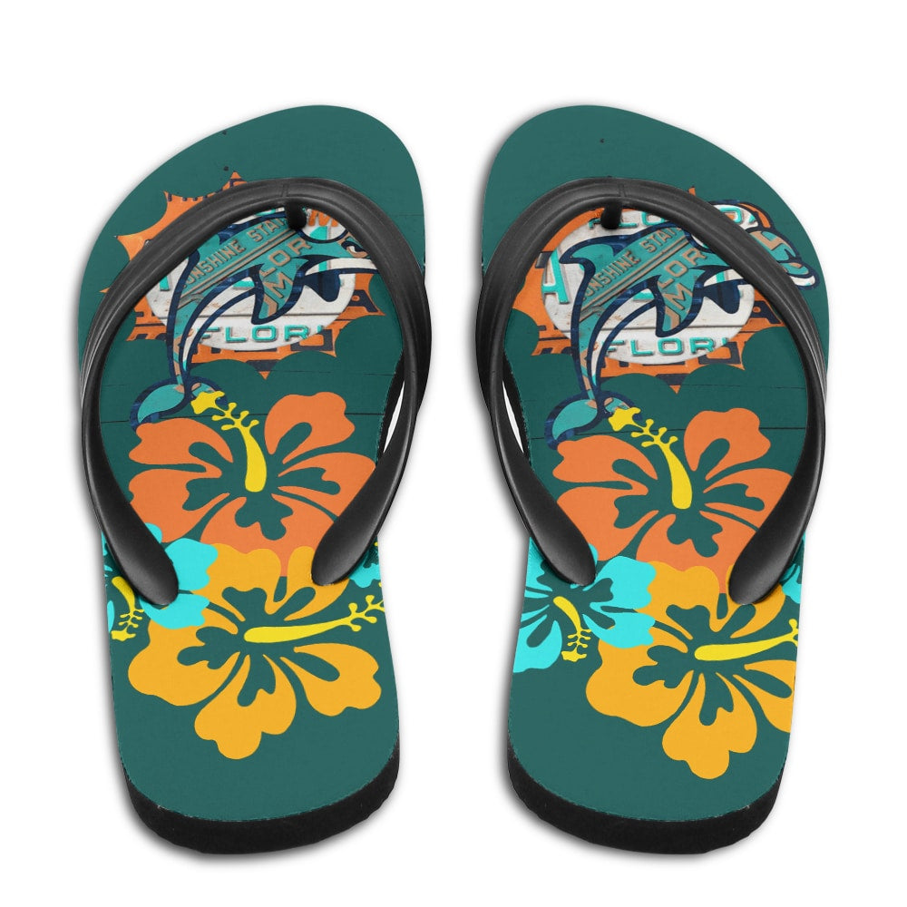 Miami Dolphins Summer Flip Flop BG41