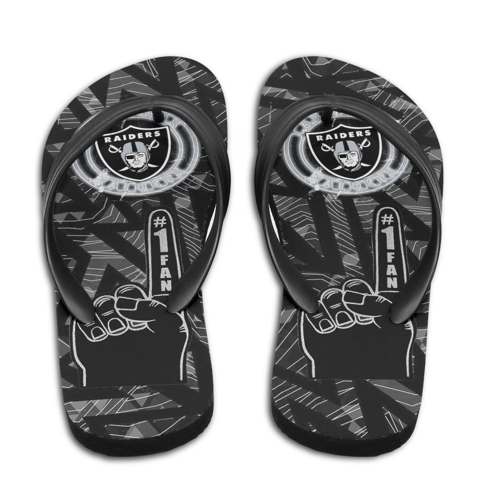 Las Vegas Raiders Summer Flip Flop BG42