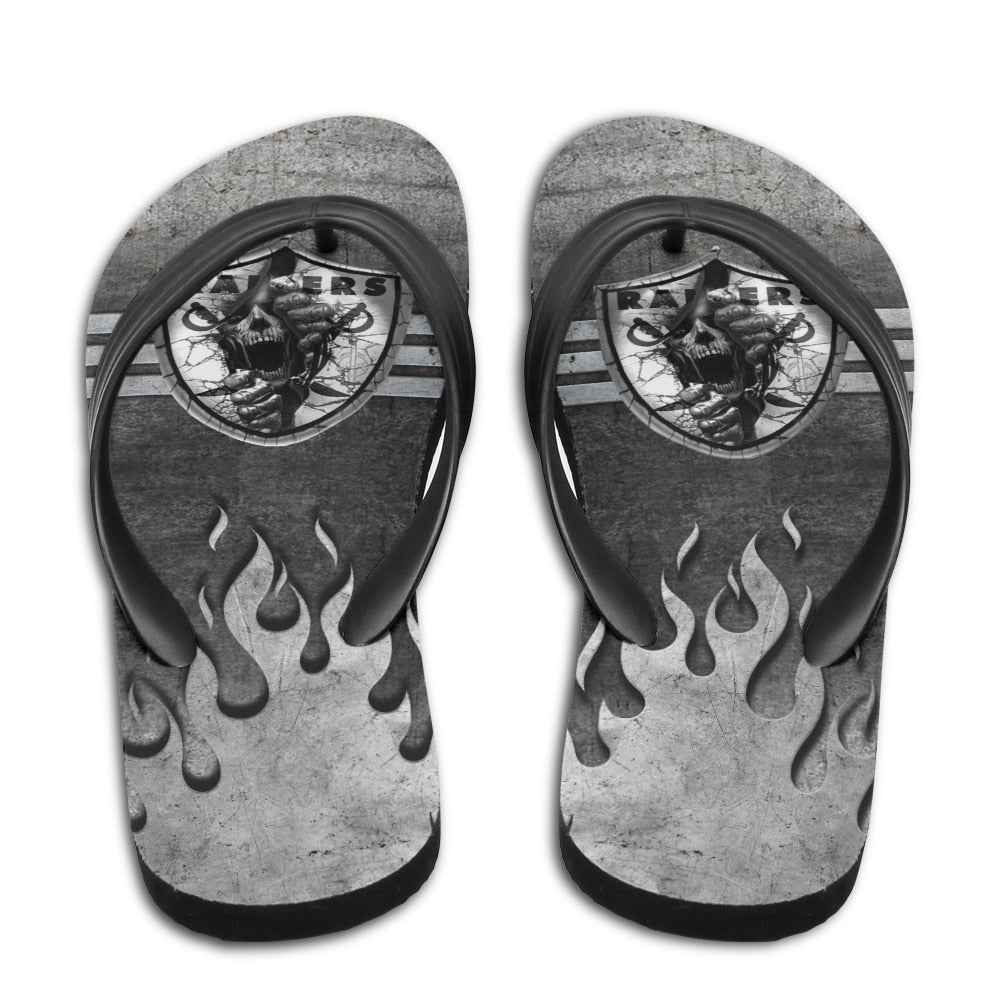 Las Vegas Raiders Summer Flip Flop BG64