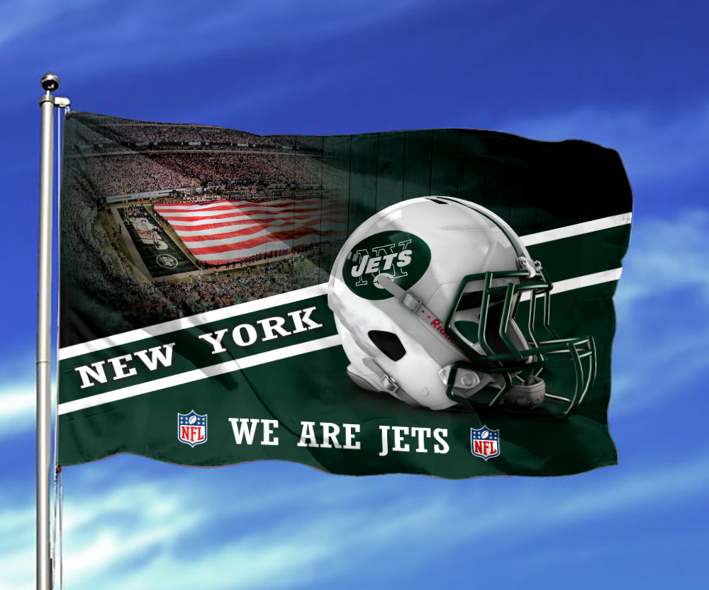 New York Jets Personalized Flag 513