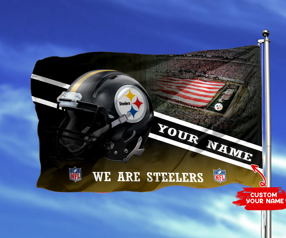 Pittsburgh Steelers Personalized Flag 514