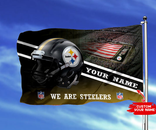 Pittsburgh Steelers Personalized Flag 514