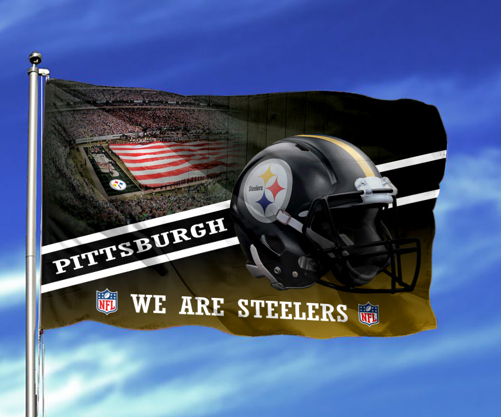 Pittsburgh Steelers Personalized Flag 514