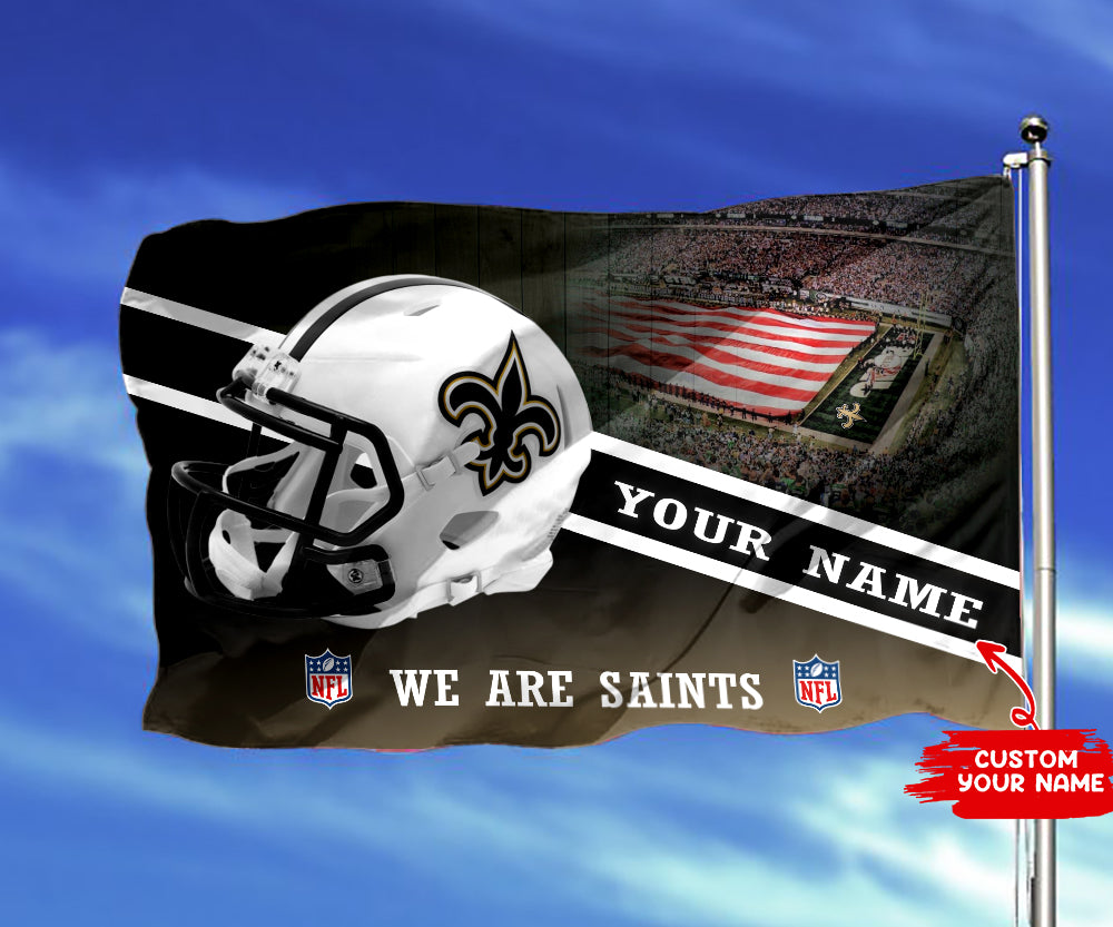 New Orleans Saints Personalized Flag 517