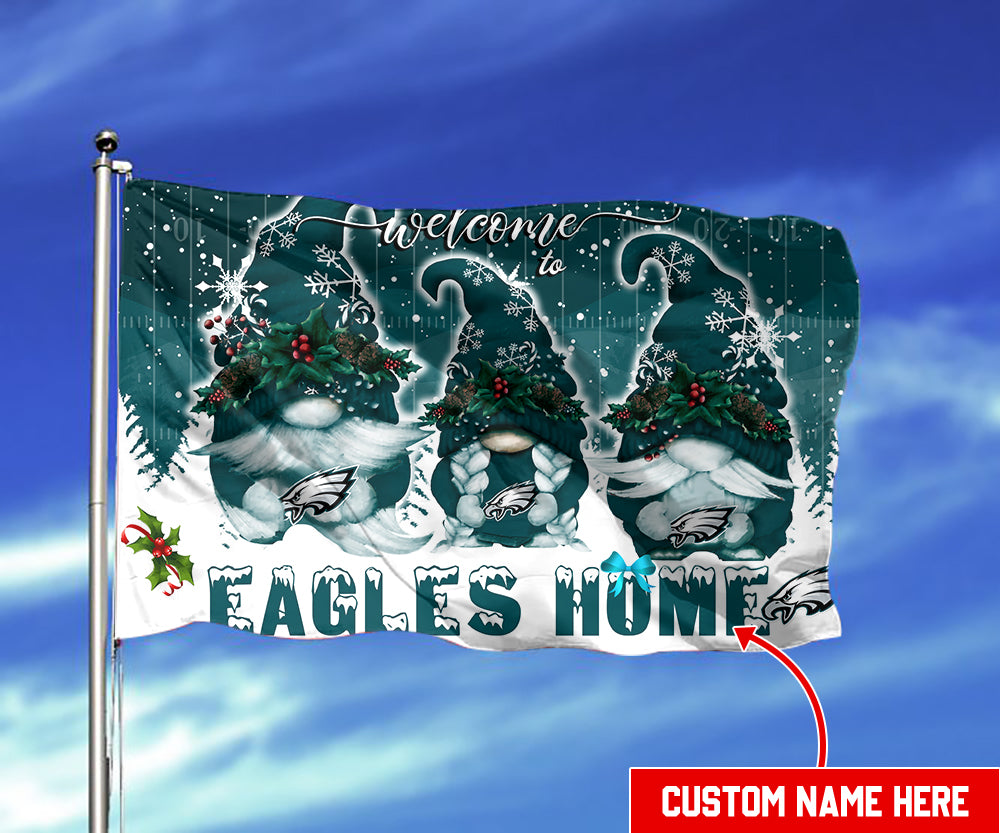 Philadelphia Eagles Christmas Personalized Flag BGFLAG555