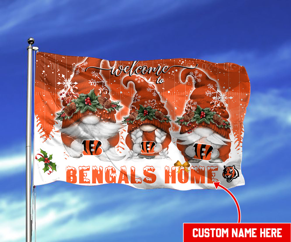 Cincinnati Bengals Christmas Personalized Flag BGFLAG558